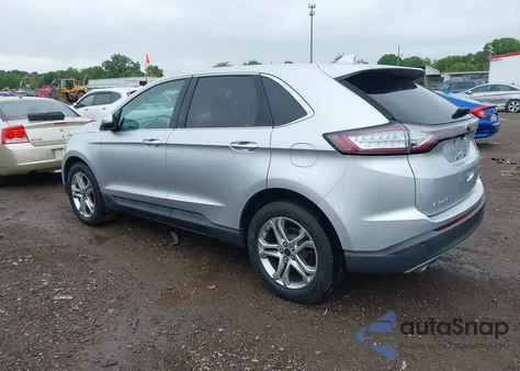 2015 Ford Edge Titanium from USA, damaged, VIN 2FMTK4K9XFBB48413